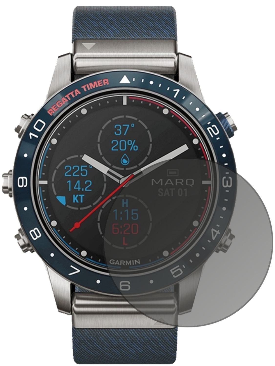 Blickschutzfolie für Garmin MARQ Captain matt Schu (2)