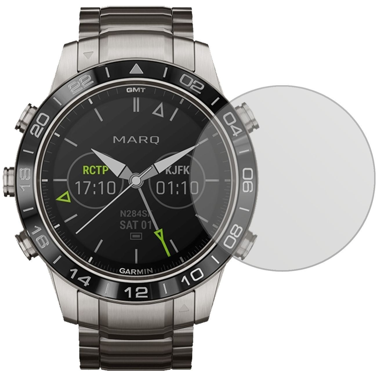 6x Schutzfolie matt für Garmin MARQ Aviator Displa (2)