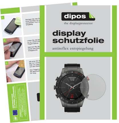 2x Schutzfolie matt für Garmin MARQ Driver Display (1)