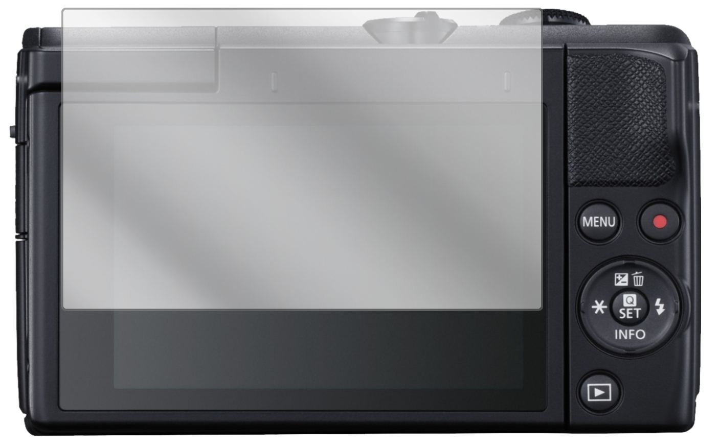 5x Schutzfolie klar für Canon EOS M200 Display-Sch (2)