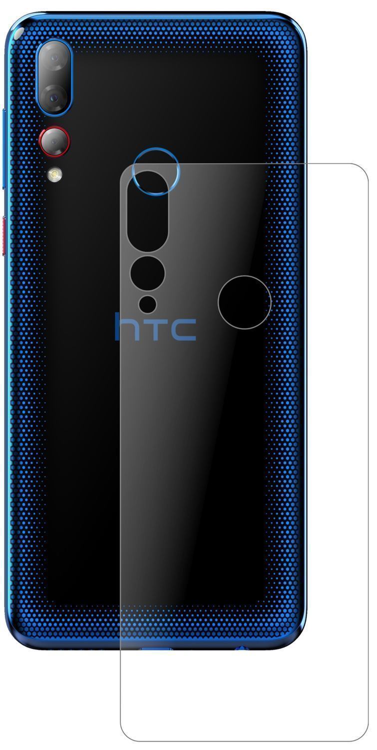 1x 9H Schutzfolie matt für HTC Desire 19 Plus Rück (2)