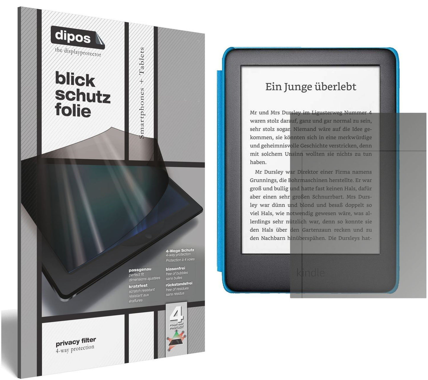 Blickschutzfolie für Amazon Kindle Kids Edition (2 (1)