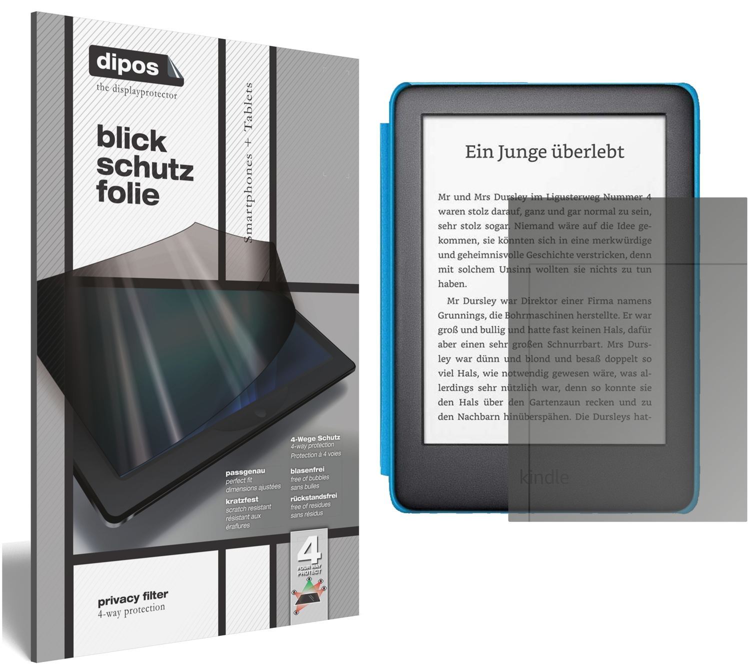 Blickschutzfolie für Amazon Kindle Kids Edition (2 (1)