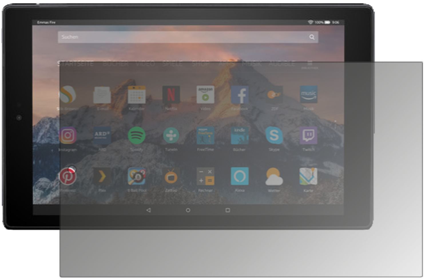 Blickschutzfolie für Amazon Fire HD 10 (2019) matt (1)