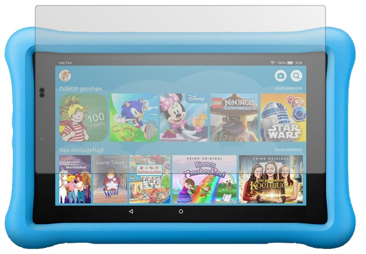 2x Schutzfolie matt für Amazon Fire HD 10 Kids (20 (2)