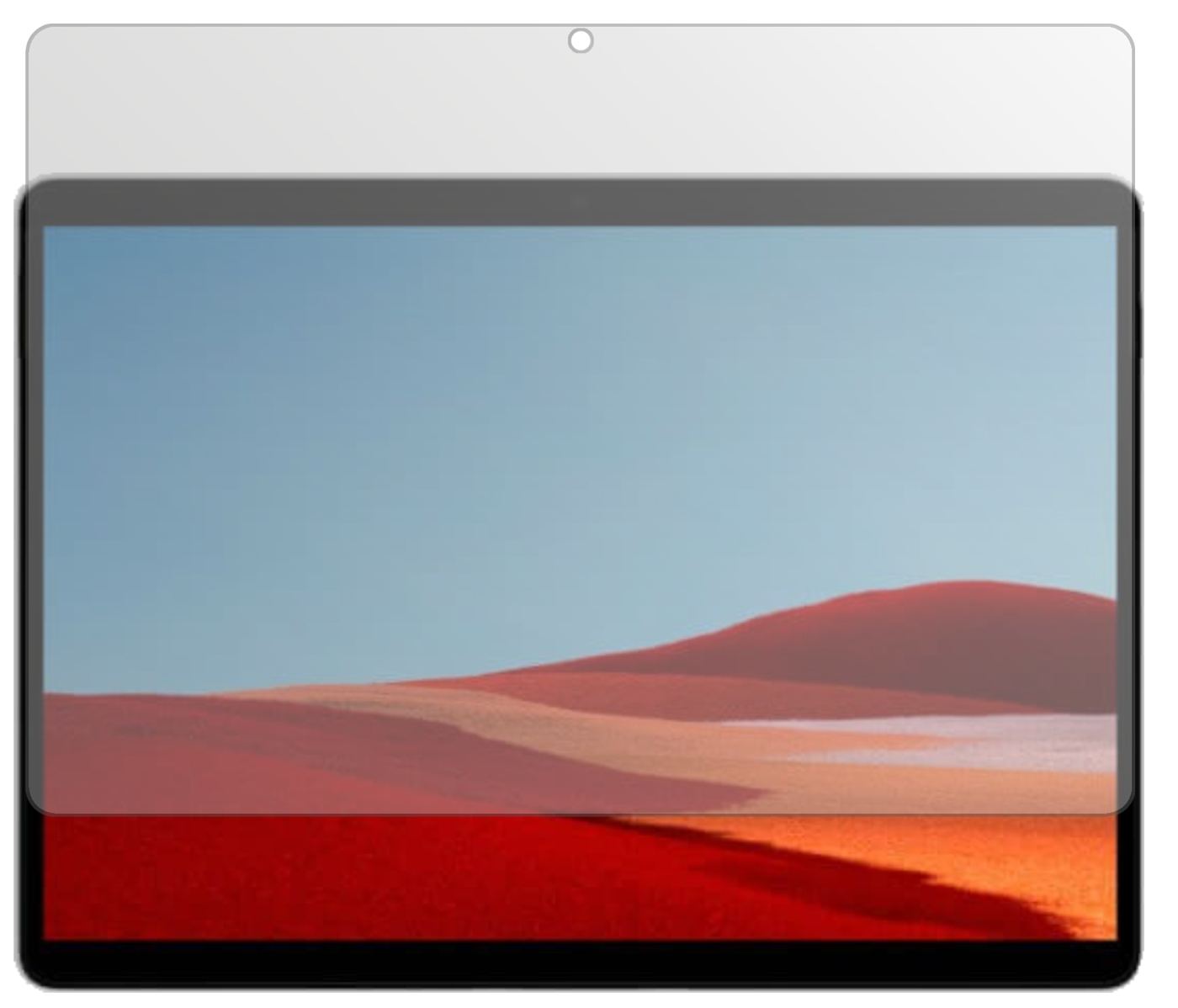1x Schutzfolie matt für Microsoft Surface Pro X Di (2)