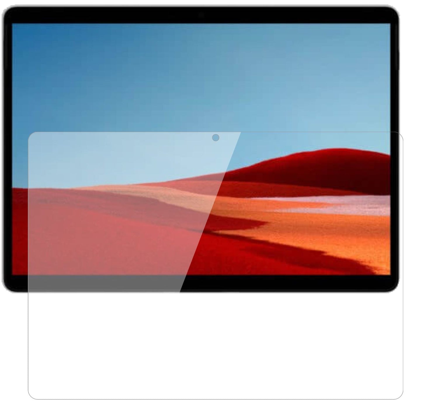 2x 9H Schutzfolie für Microsoft Surface Pro X Panz (2)