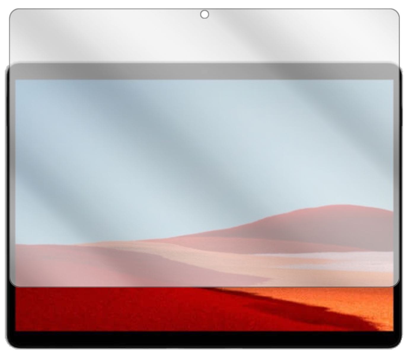 2x Schutzfolie klar für Microsoft Surface Pro X Di (2)