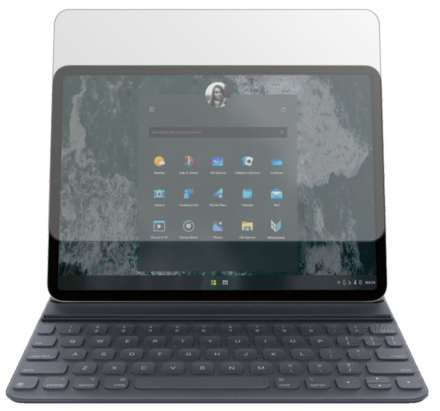 2x Schutzfolie matt für Microsoft Surface Pro 7 Di (2)