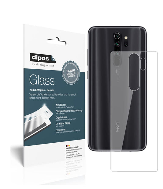 2x 9H Schutzfolie für Xiaomi Redmi Note 8 Rückseit (1)