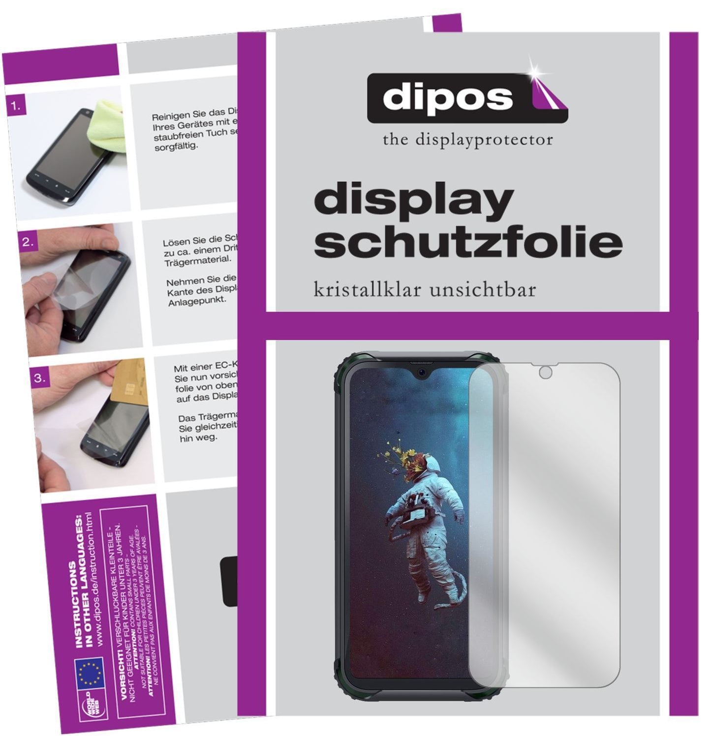 2x Schutzfolie klar für Blackview BV5900 Display-S (1)