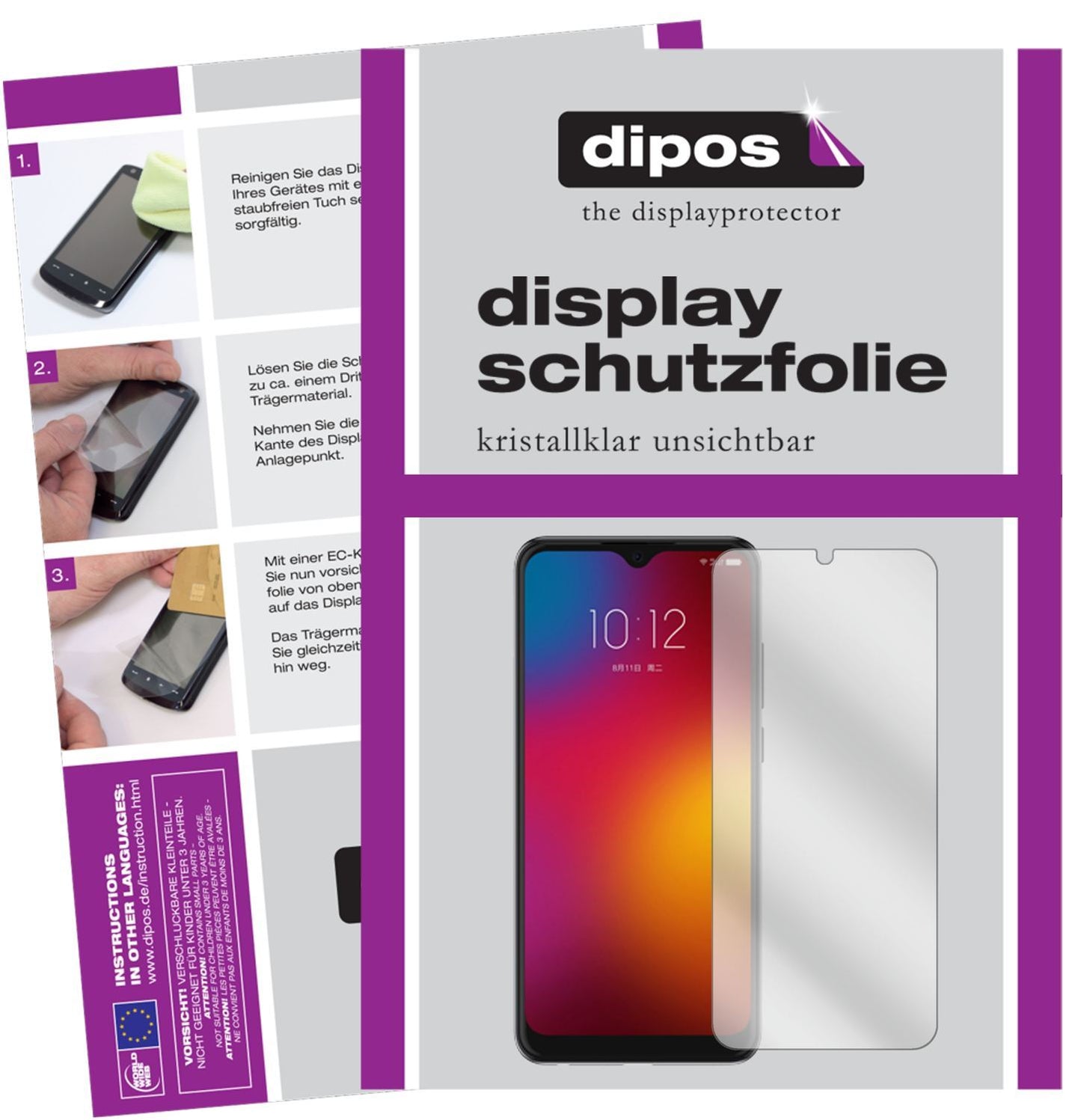 2x Schutzfolie klar für Lenovo K11 Display-Schutzf (1)