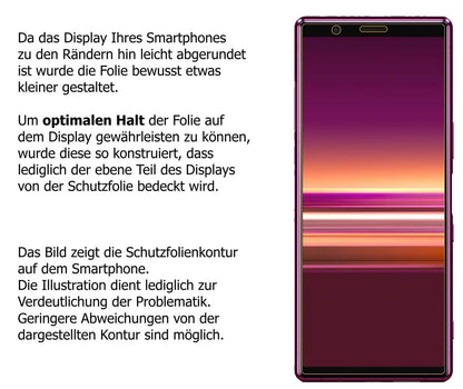 Blickschutzfolie für Sony Xperia 5 matt Schutzfoli (5)