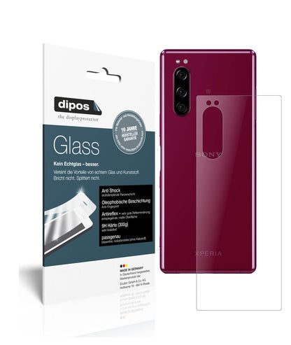 2x 9H Schutzfolie matt für Sony Xperia 5 Rückseite (1)