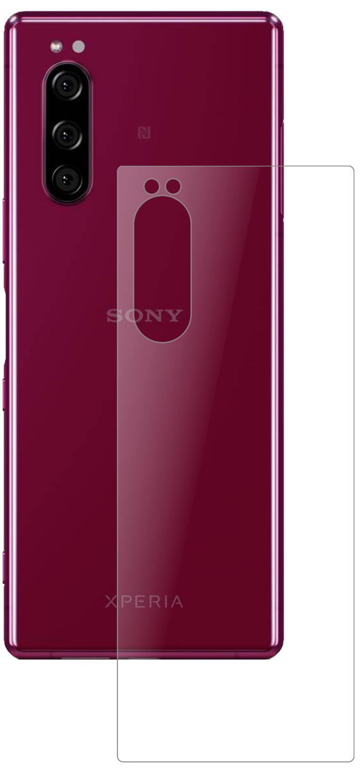 2x 9H Schutzfolie matt für Sony Xperia 5 Rückseite (2)