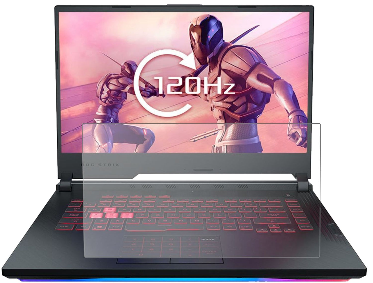 1x 9H Schutzfolie matt für Asus ROG Strix Scar III (2)