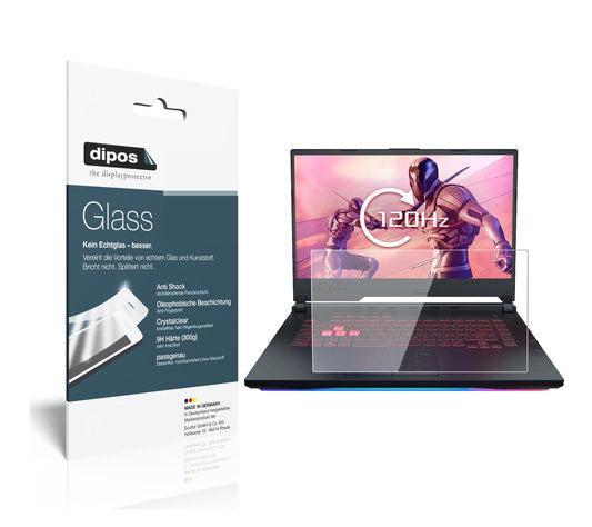 2x 9H Schutzfolie für Asus ROG Strix Scar III G531 (1)