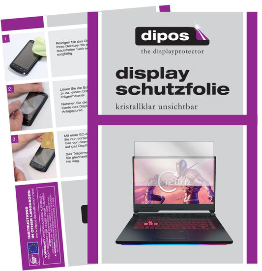 2x Schutzfolie klar für Asus ROG Strix Scar III G5 (1)