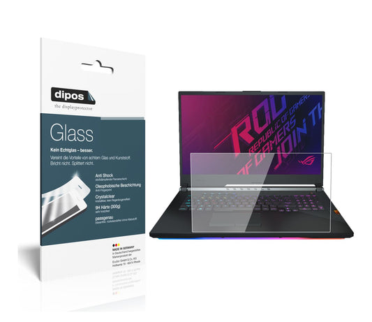2x 9H Schutzfolie für Asus ROG Strix Scar III G731 (1)