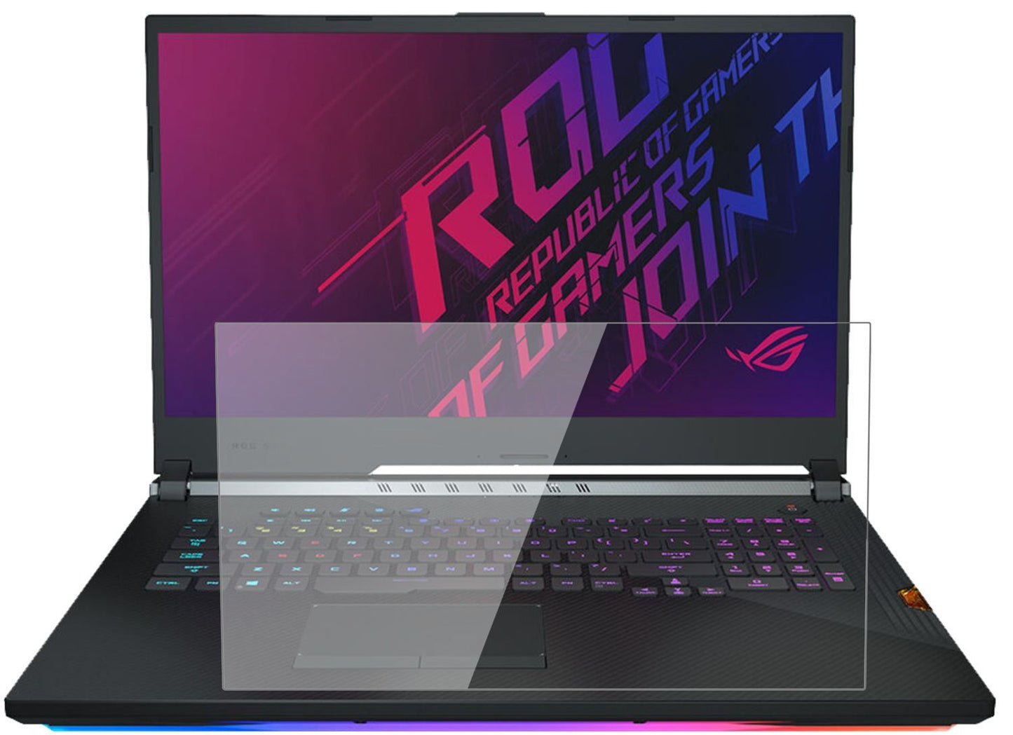 2x 9H Schutzfolie für Asus ROG Strix Scar III G731 (2)