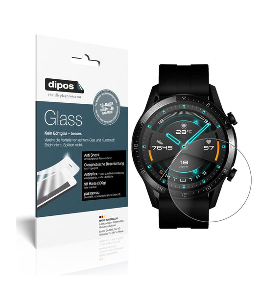 2x 9H Schutzfolie matt für Huawei Watch GT 2 (46mm (1)