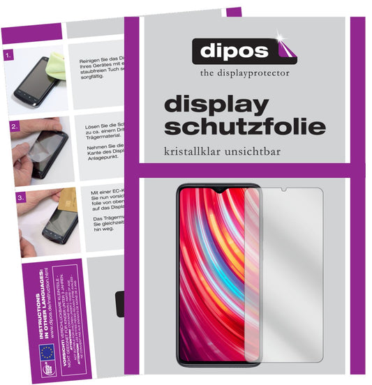 4x Schutzfolie klar für Xiaomi Redmi Note 8 Displa (1)
