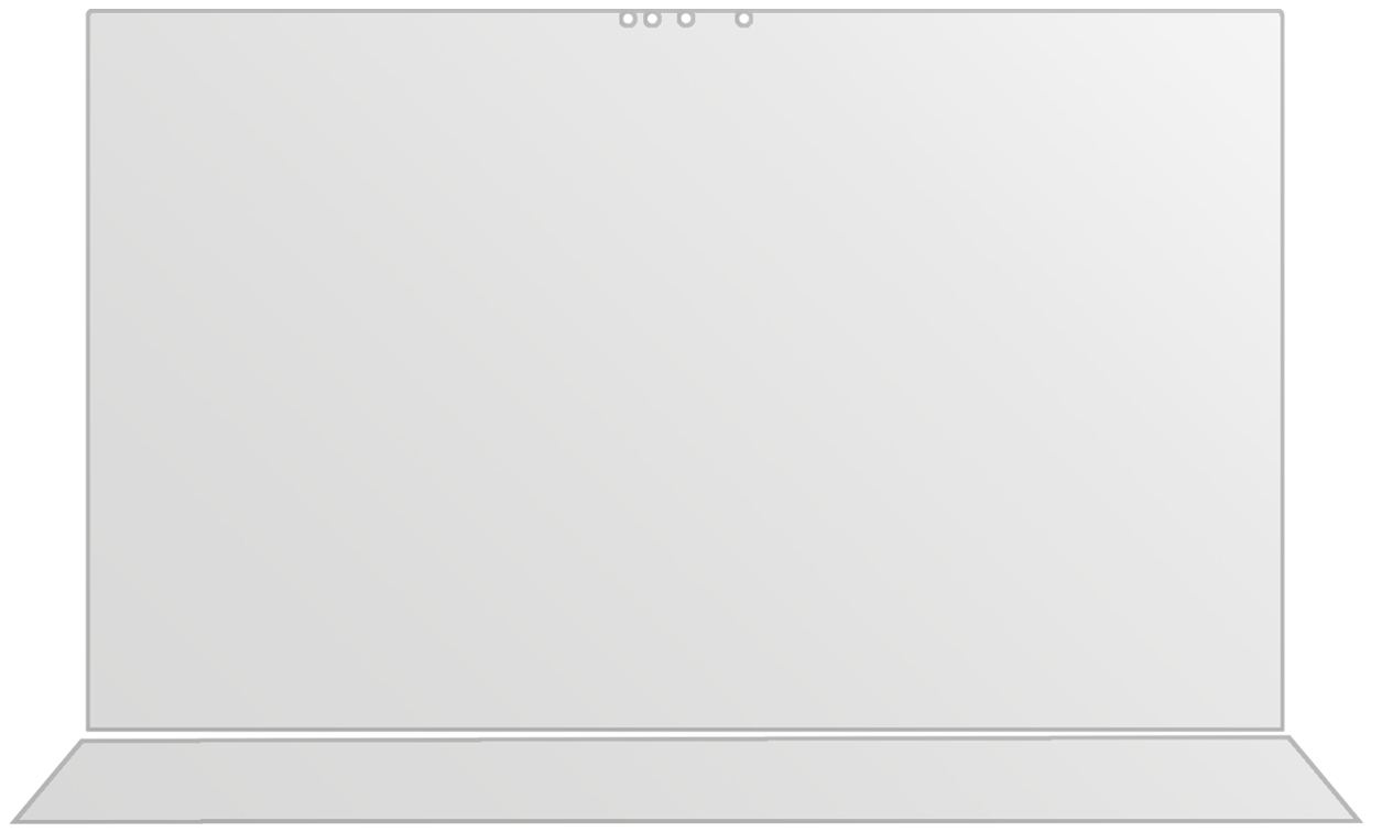 2x Schutzfolie matt für Asus ZenBook Pro Duo Displ (3)