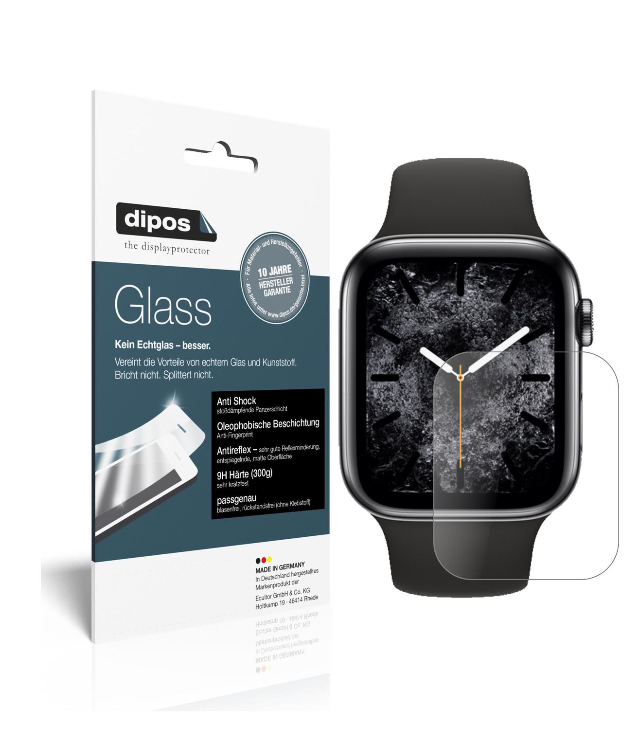 1x 9H Schutzfolie matt für Apple Watch Series 5 (4 (1)