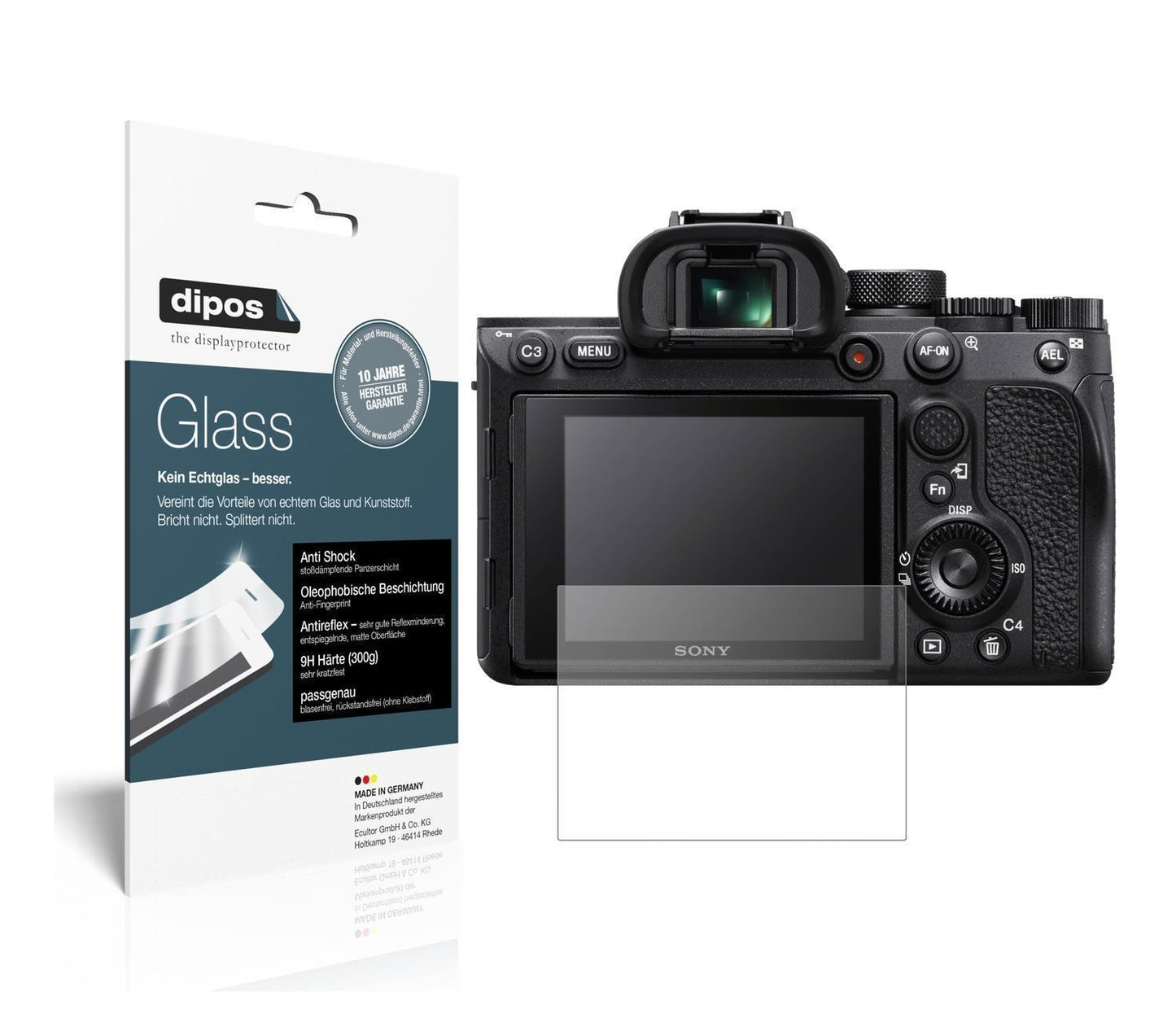 2x 9H Schutzfolie matt für Sony A7R IV Panzerfolie (1)