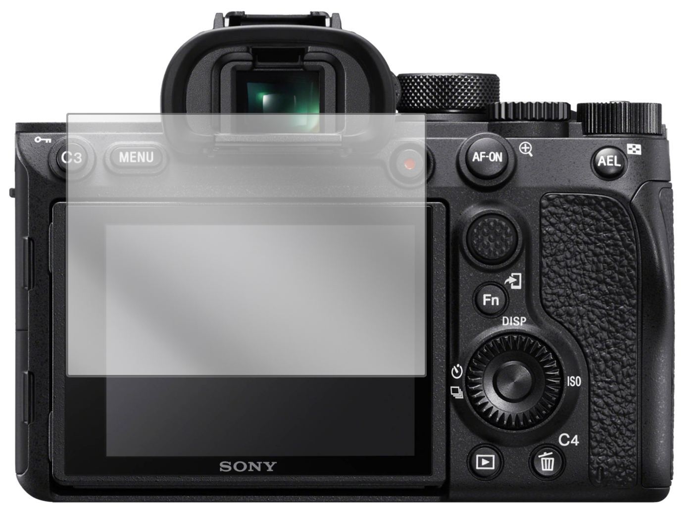 6x Schutzfolie klar für Sony A7R IV Display-Schutz (2)