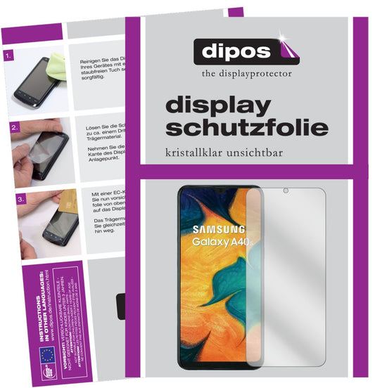 4x Schutzfolie klar für Samsung Galaxy A40s Displa (1)