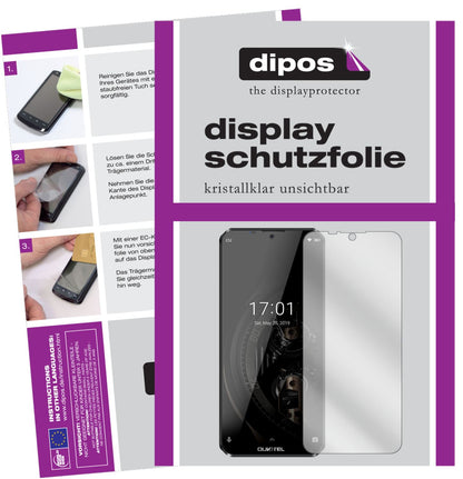 5x Schutzfolie klar für Oukitel K12 Display-Schutz (1)