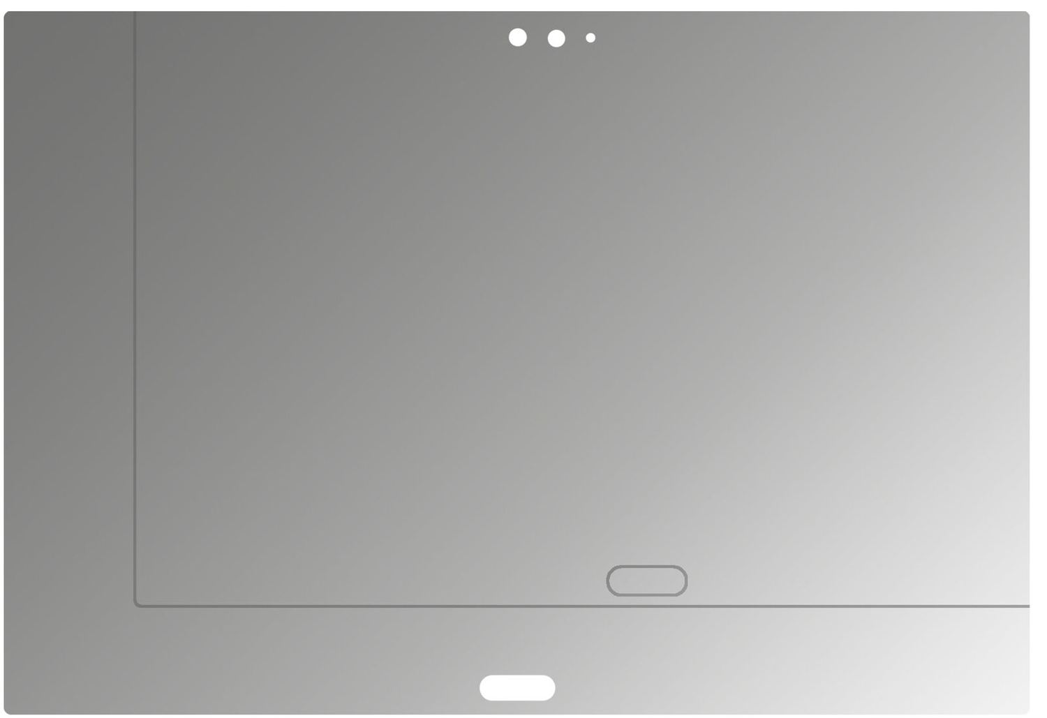Blickschutzfolie für Lenovo Tab 4 TB-X704L matt Sc (2)