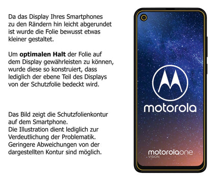 2x 9H Schutzfolie für Motorola P50 Panzerfolie (3)