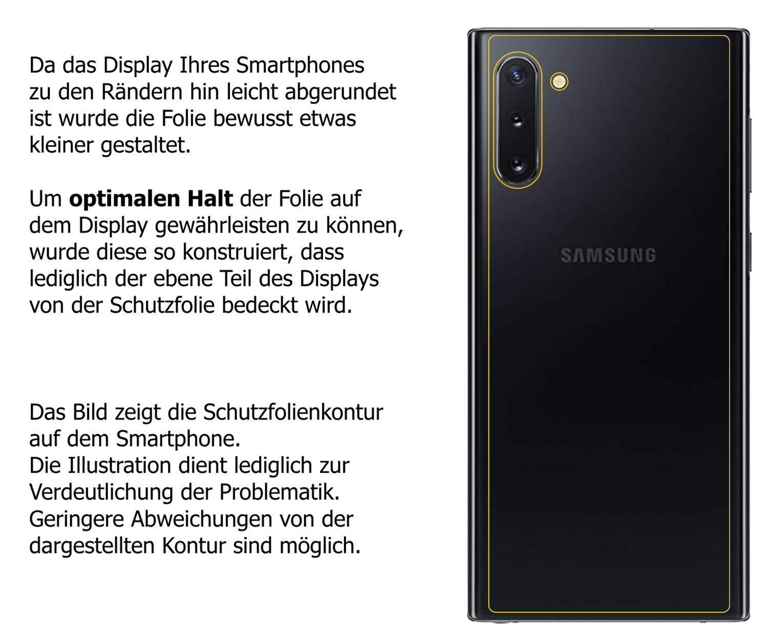 1x 9H Schutzfolie für Samsung Galaxy Note 10 5G Rü (3)