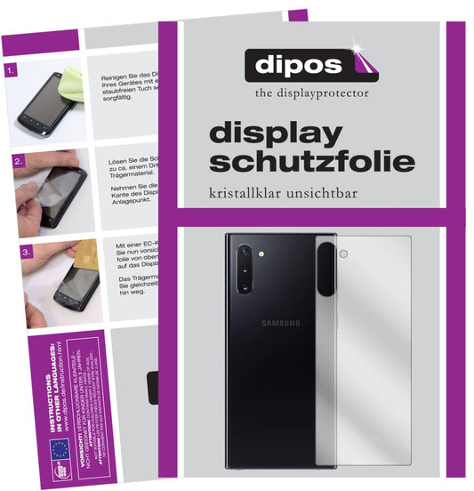 6x Schutzfolie klar für Samsung Galaxy Note 10 5G  (1)