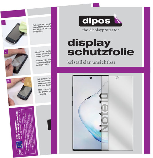 6x Schutzfolie klar für Samsung Galaxy Note 10 5G  (1)