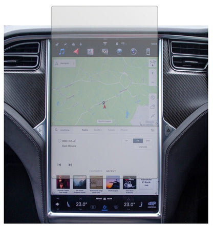 1x Schutzfolie matt für Tesla Modell X Display-Sch (2)