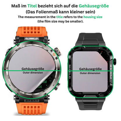 1x Schutzfolie matt für Amazfit GTR 42mm Smartwatc (2)