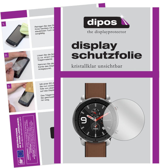 6x Schutzfolie klar für Amazfit GTR 42mm Smartwatc (1)