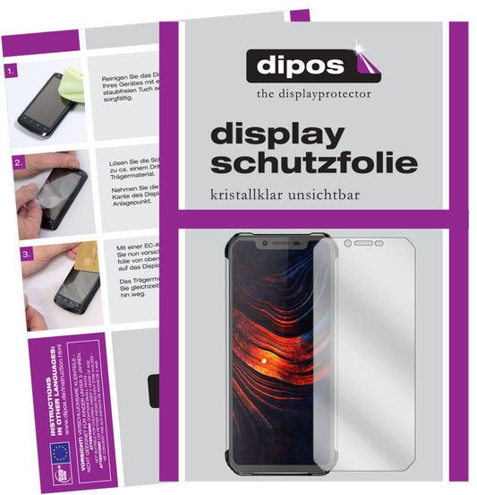 2x Schutzfolie klar für Blackview BV9600 Plus Disp (1)