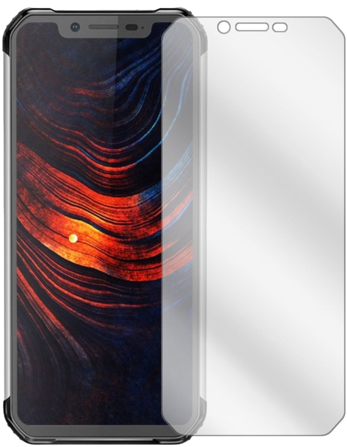 2x Schutzfolie klar für Blackview BV9600 Plus Disp (2)