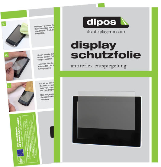 2x Schutzfolie matt für 2.7 Zoll Wide 58 x 33 mm D (1)