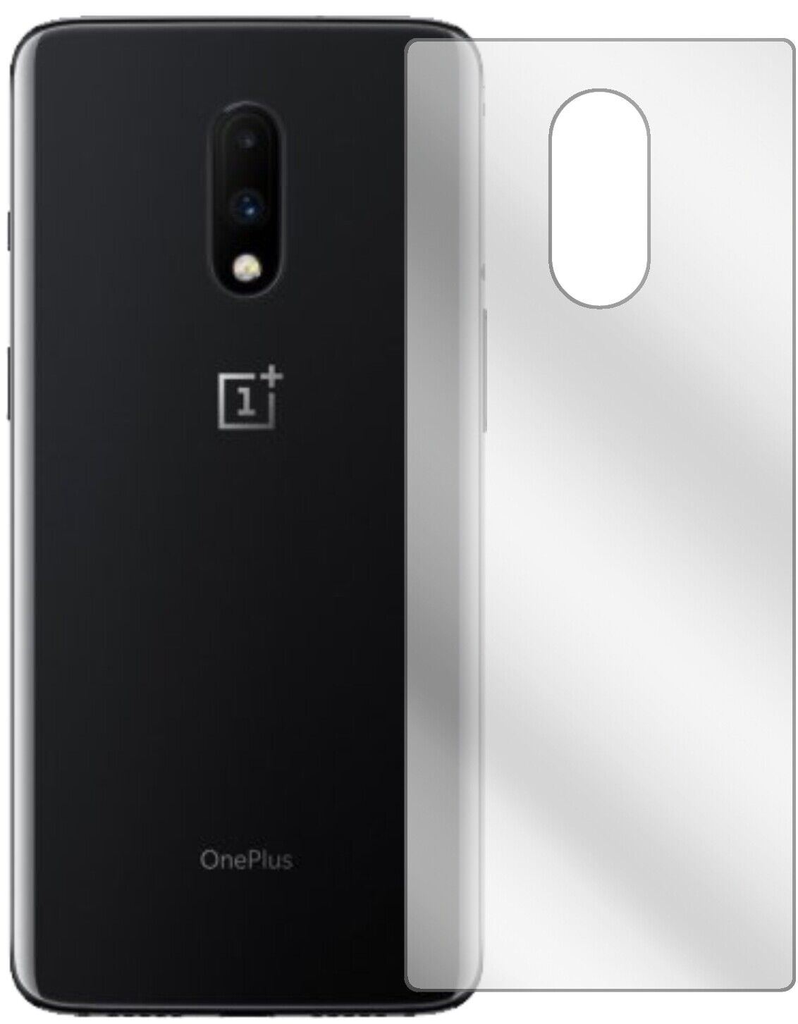 1x Schutzfolie klar für OnePlus 7 Rückseite Displa (2)