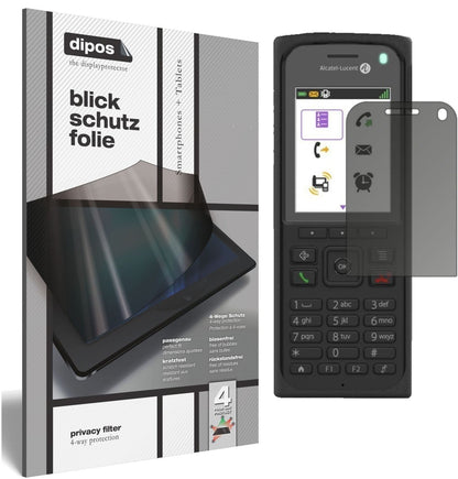 Blickschutzfolie für Alcatel 8262 matt Schutzfolie (2)