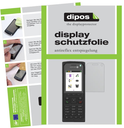 5x Schutzfolie matt für Alcatel 8262 Display-Schut (2)