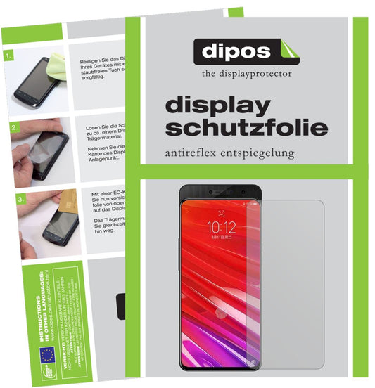 2x Schutzfolie matt für Lenovo Z5 Pro Display-Schu (1)