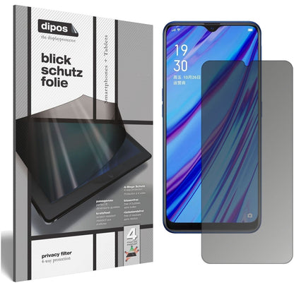 Blickschutzfolie für Oppo A9 matt Schutzfolie Priv (2)