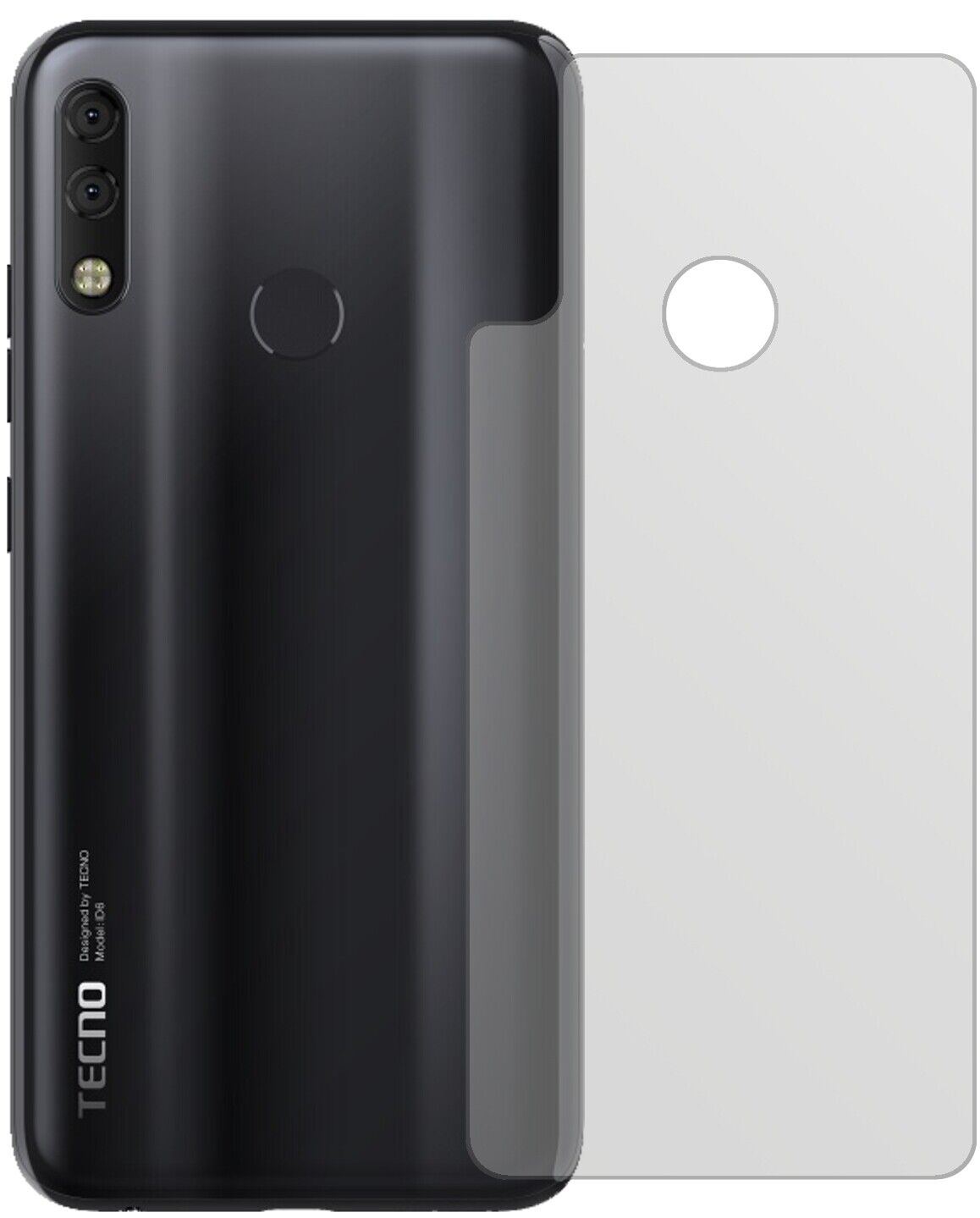 5x Schutzfolie matt für Tecno Camon 11 Pro Rücksei (1)