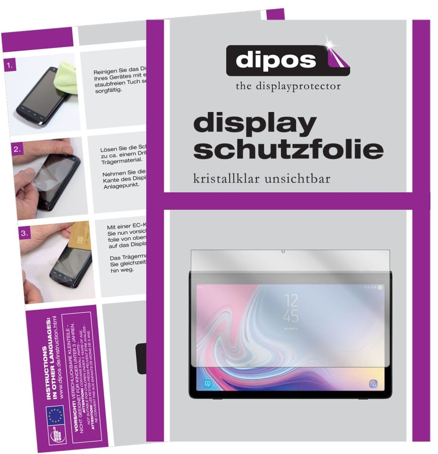 1x Schutzfolie klar für Samsung Galaxy View 2 Disp (2)